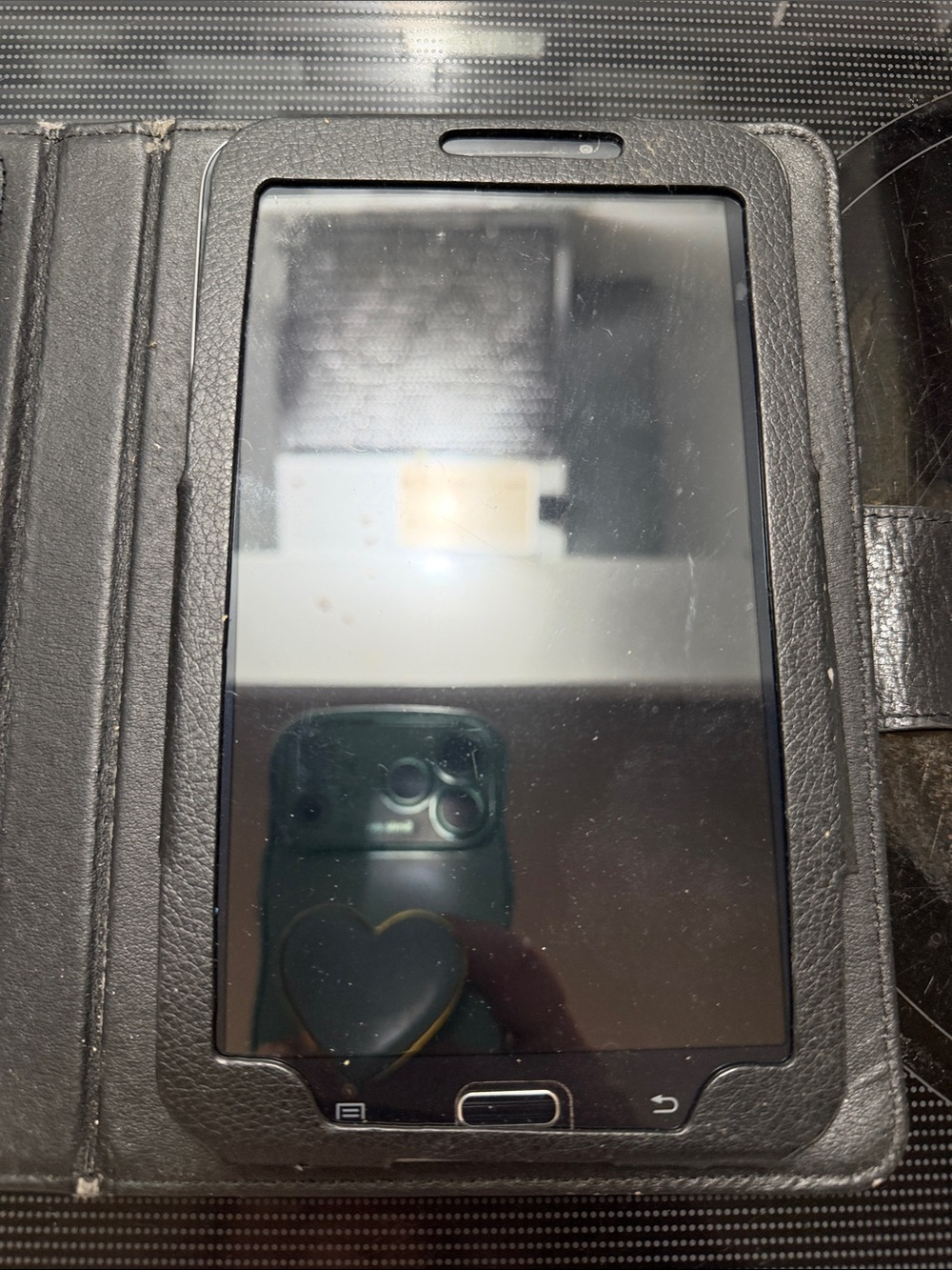 Samsung Black Tablet with Black Folio Case